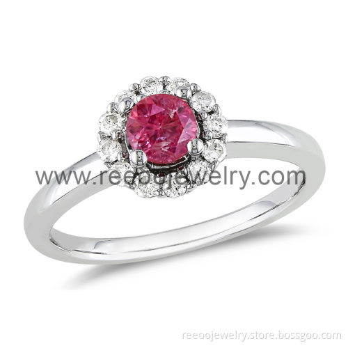 Rhodium Plating 925 Silver Jewelry Silver Ring